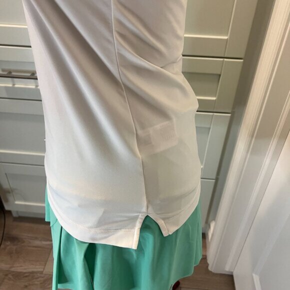 ADIDAS Climacool Stretch Women's Golf Polo Shirt Size Small Purple Blue White - Picture 5 of 15